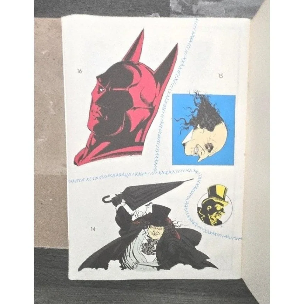 New/Sealed 1989 Batman Puzzle & 1992‎ Batman Returns Sticker/Activity Book